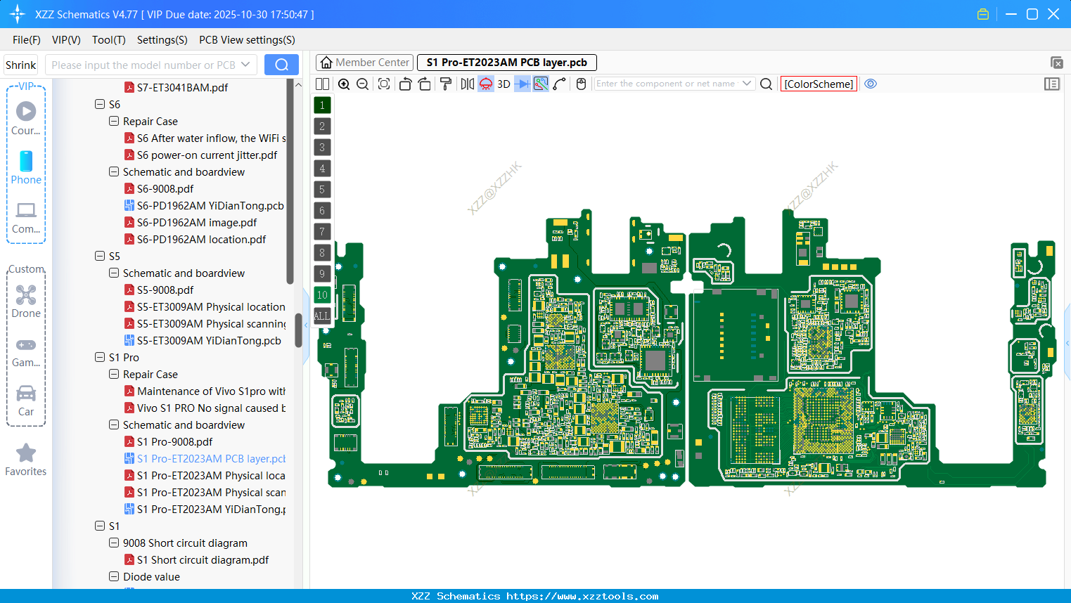 VIVO S1 Pro-ET2023AM PCB Layer